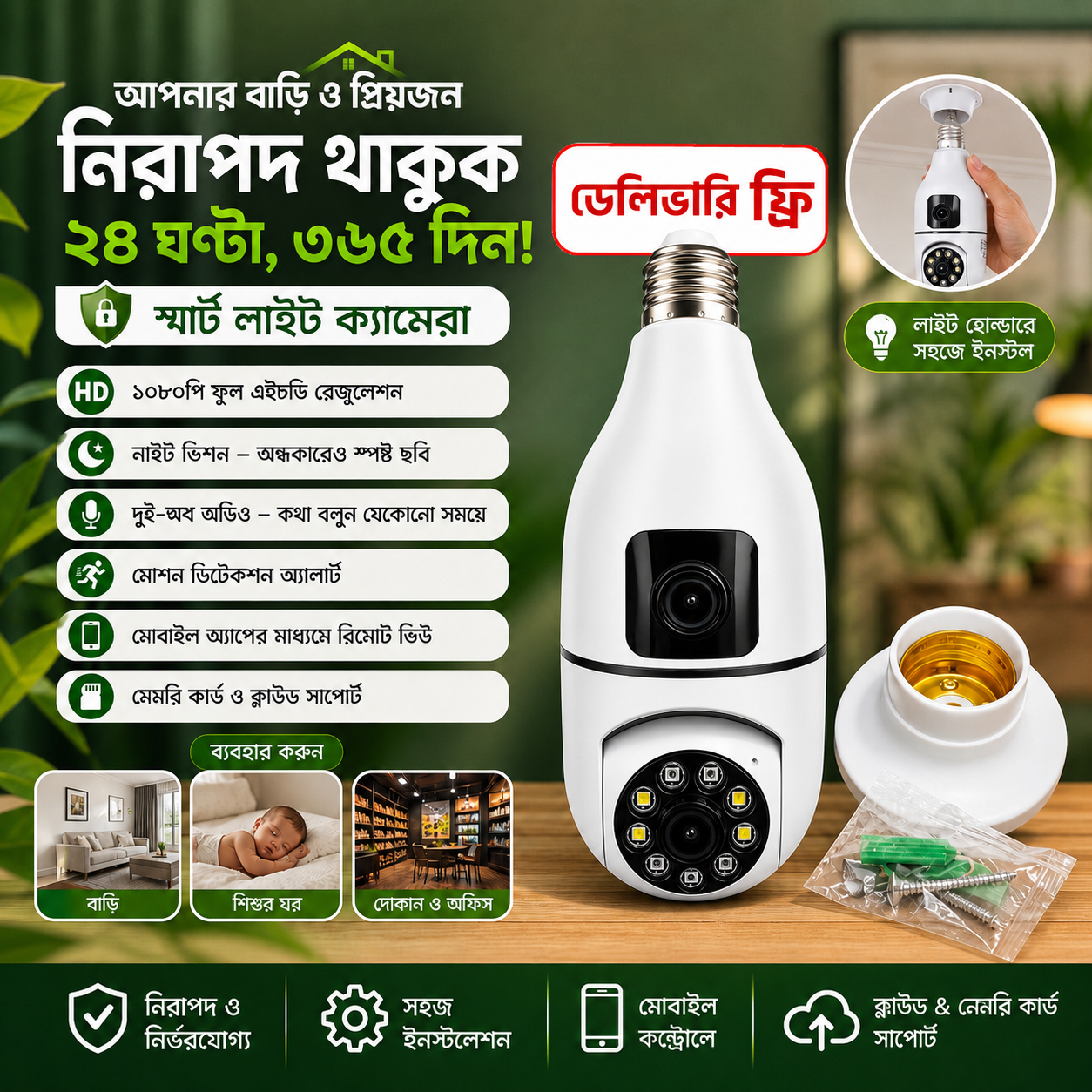 ডাবল লেন্স আইপি ক্যামেরা
